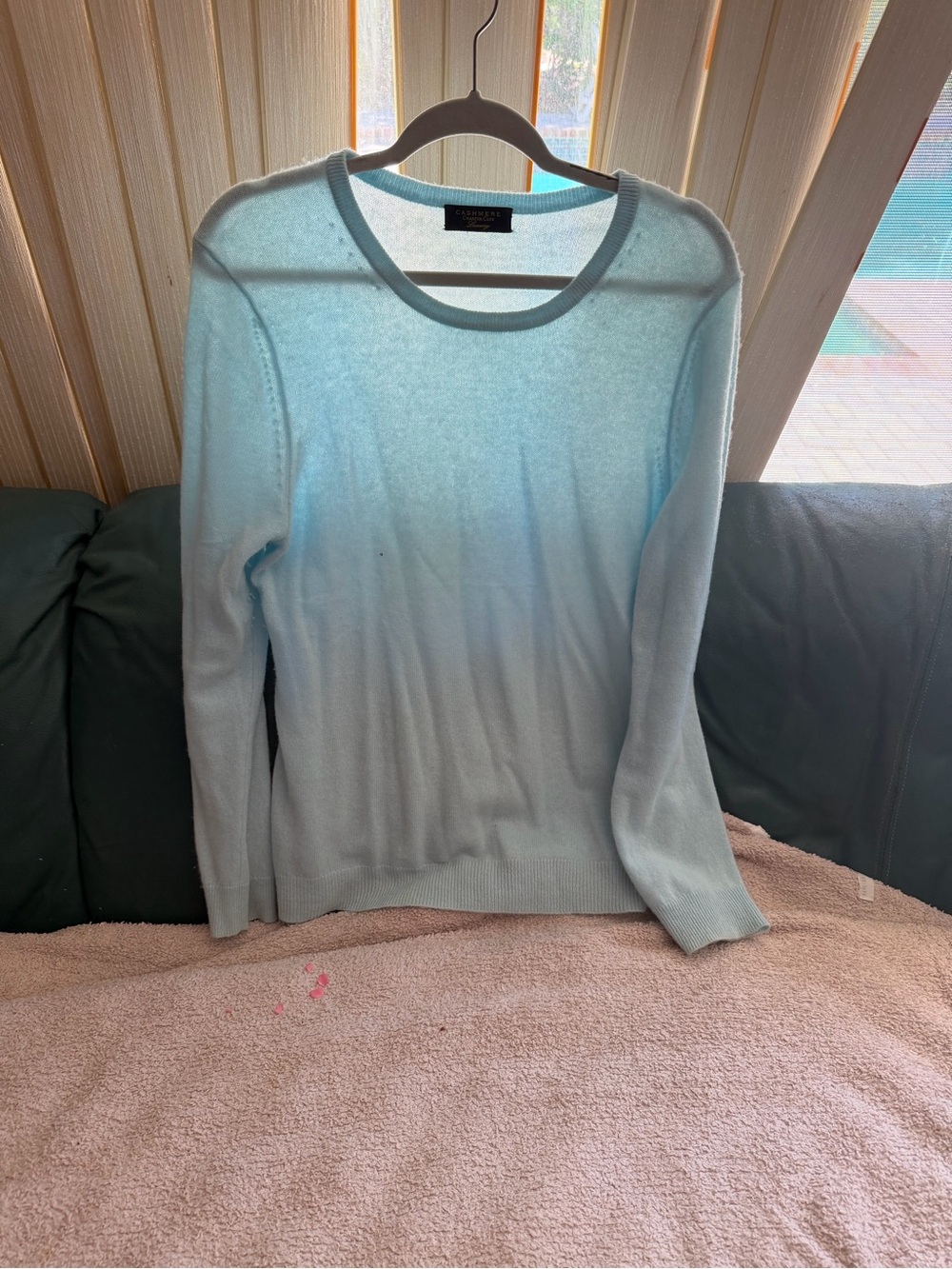 Light Blue Women's Crewneck Sweater
